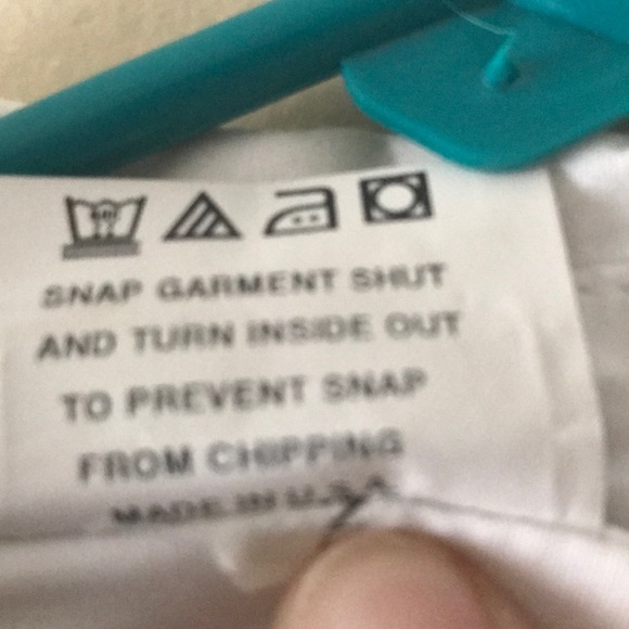 White button down blouses - Picture 3 of 3